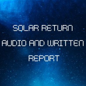Solar Return Report - Audio and Written