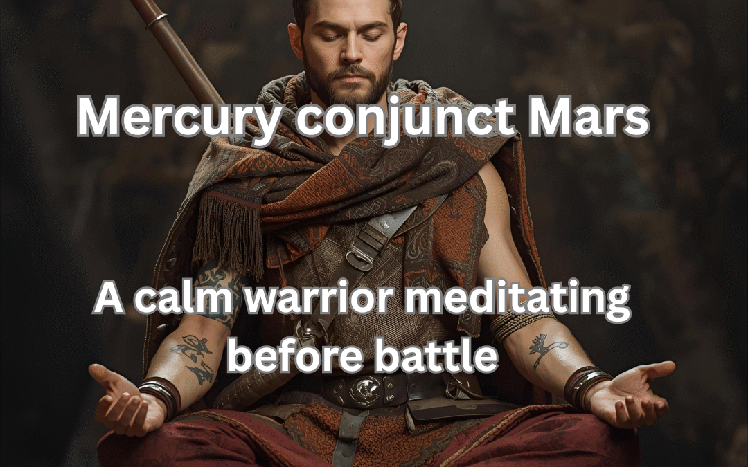 Mercury Conjunct Mars: Words That Strike with Fire